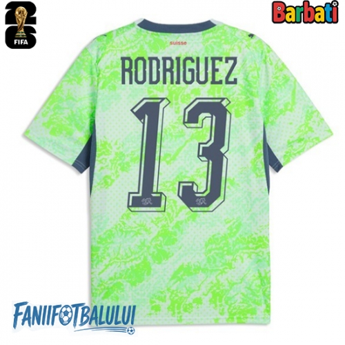 Elveția Ricardo Rodriguez #13 Tricou Fotbal Replică Mondial 2026 Barbati Deplasare Elveția Ricardo Rodriguez #13 Tricou Fotbal Replică Mondial 2026 Barbati Deplasare